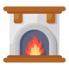 icone d'une cheminée
