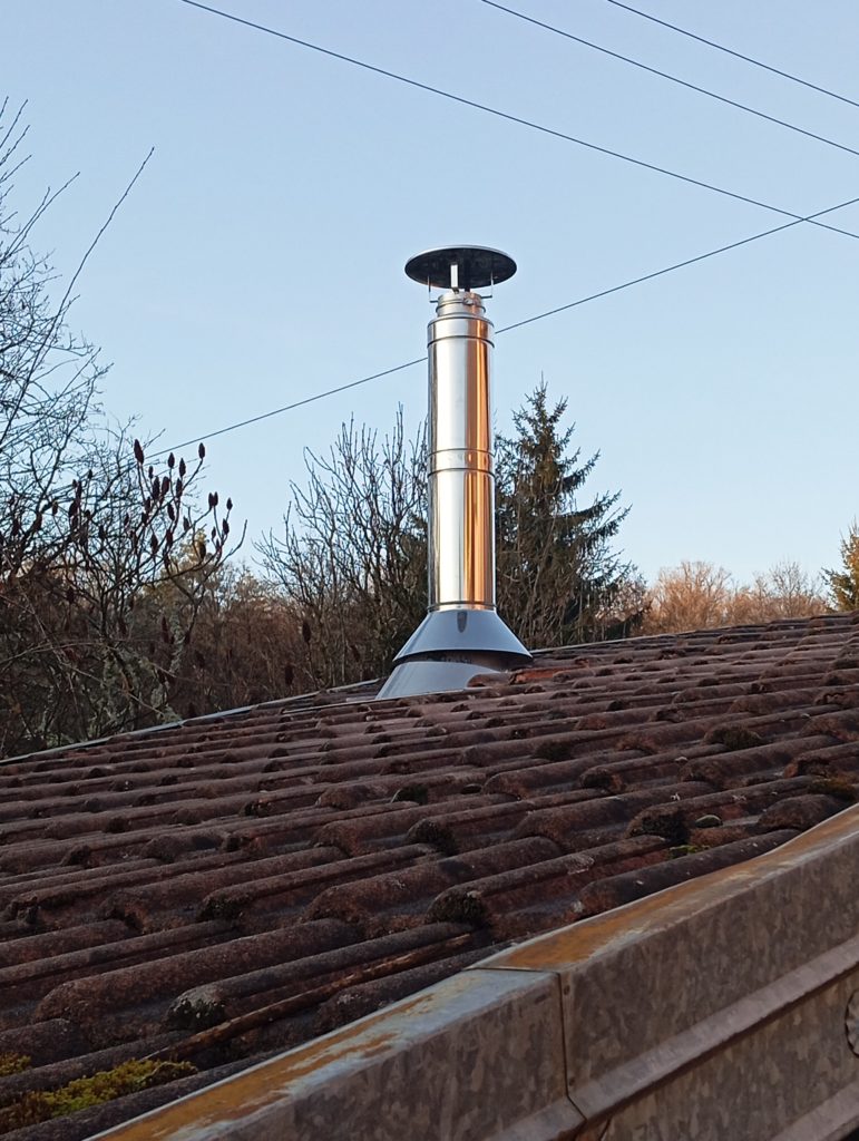 la flamme des chênes - cheminée inox