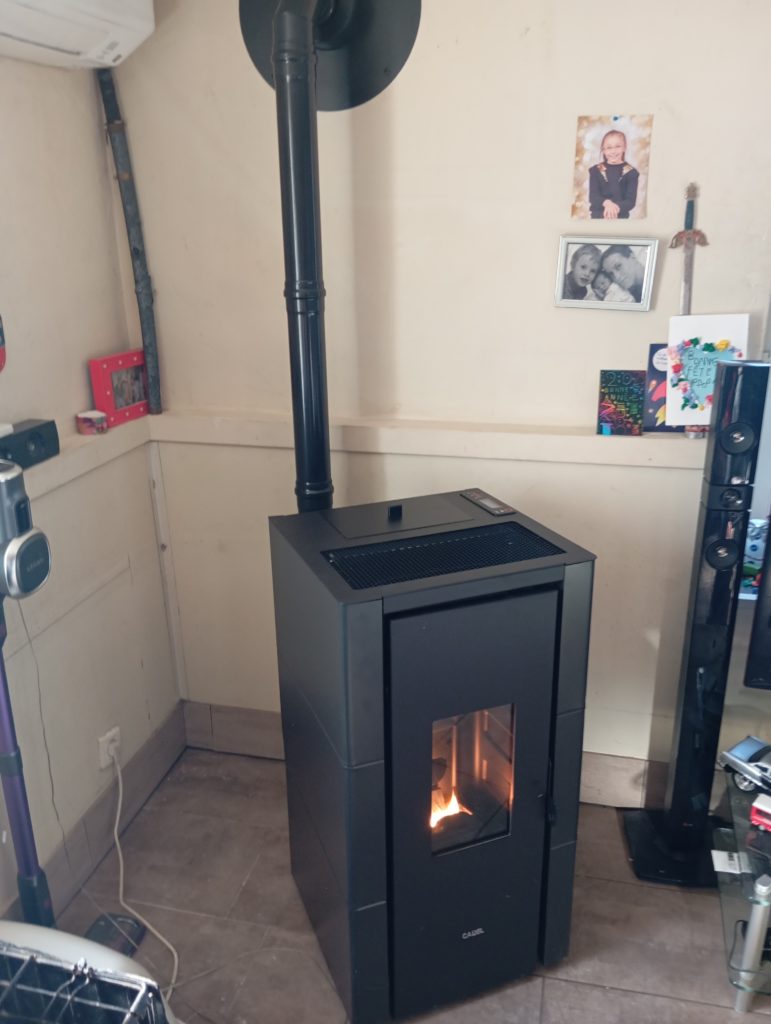 la flamme des chênes - poêle à granulés