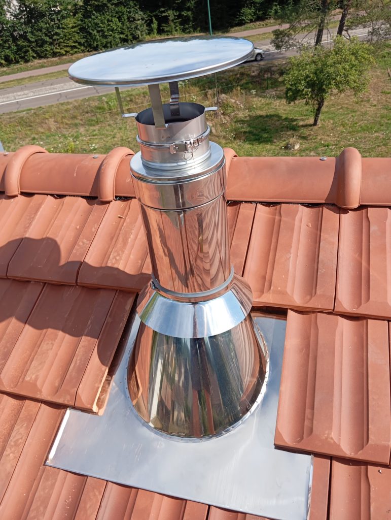 la flamme des chênes - cheminée inox