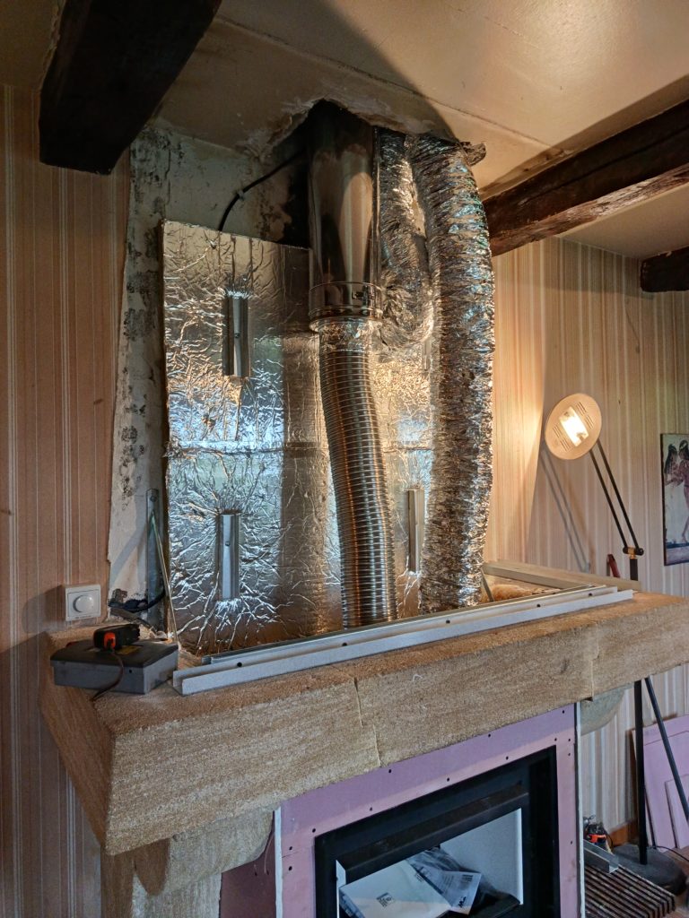 la flamme des chênes - tubage insert bois