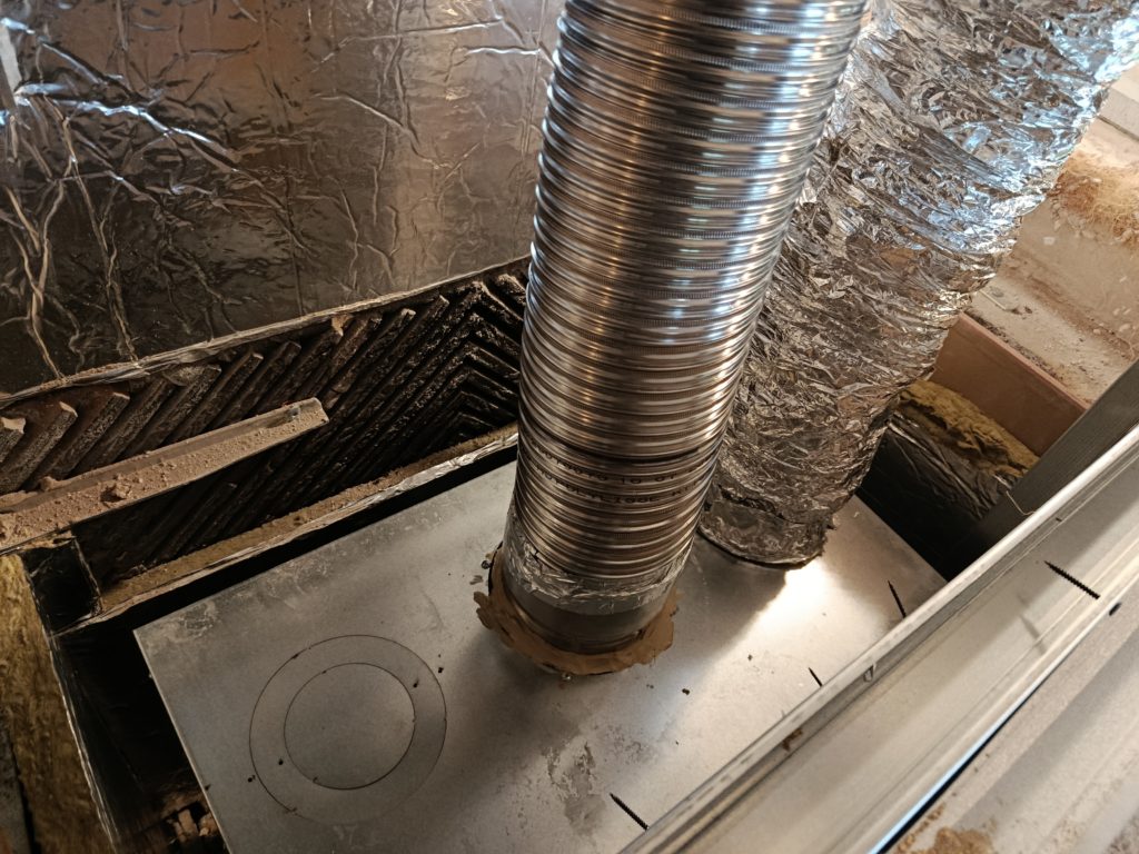 la flamme des chênes - tubage insert bois