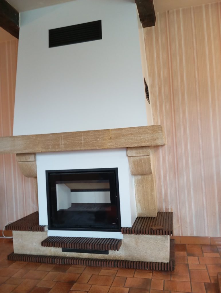 la flamme des chênes - insert bois