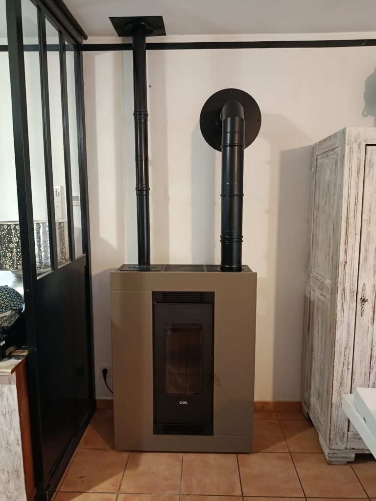 la flamme des chênes - poêle à granulés